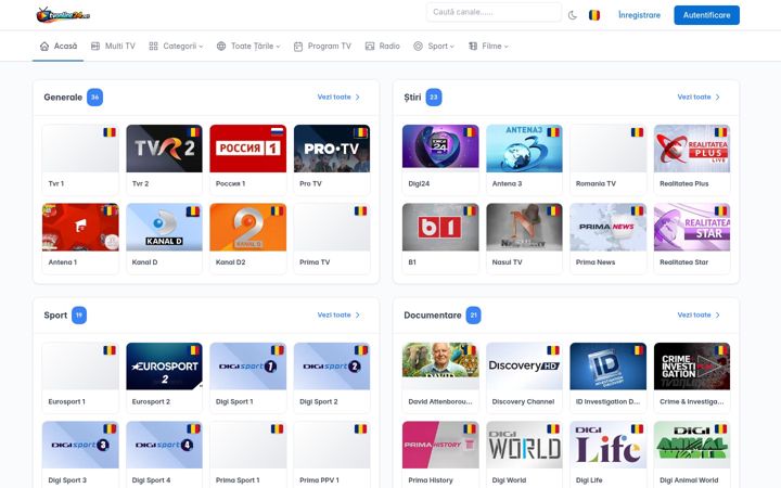 Screenshot of tvonline24.net