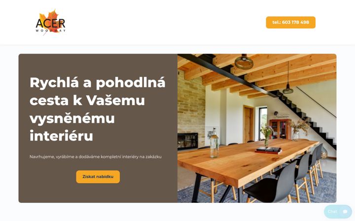 Zrzut ekranu tvorimeinteriery.cz