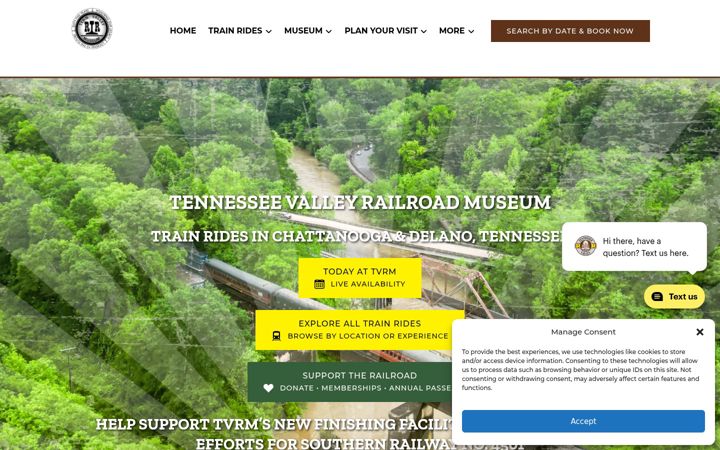 Kuvakaappaus sivustosta tvrail.com