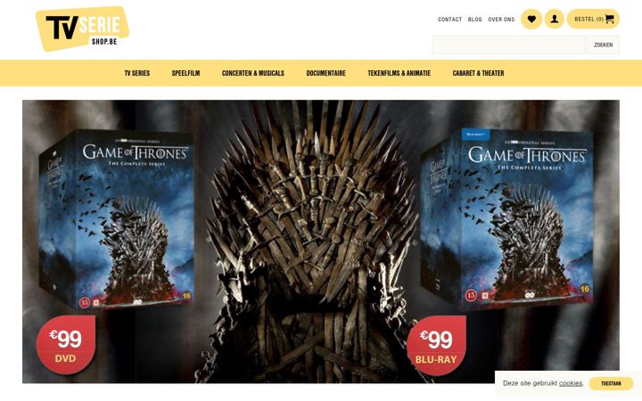 Screenshot of tvserieshop.be