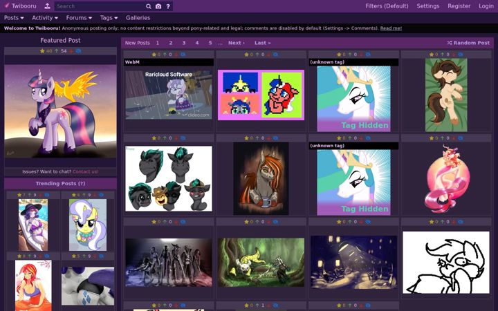Screenshot of twibooru.org