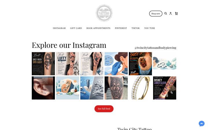 Screenshot ta' twincitytattooonline.com