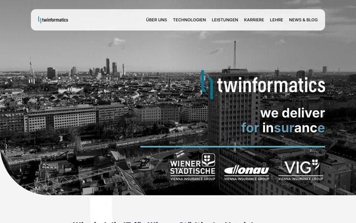 Screenshot of twinformatics.at