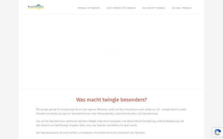 Screenshot of twingle.de