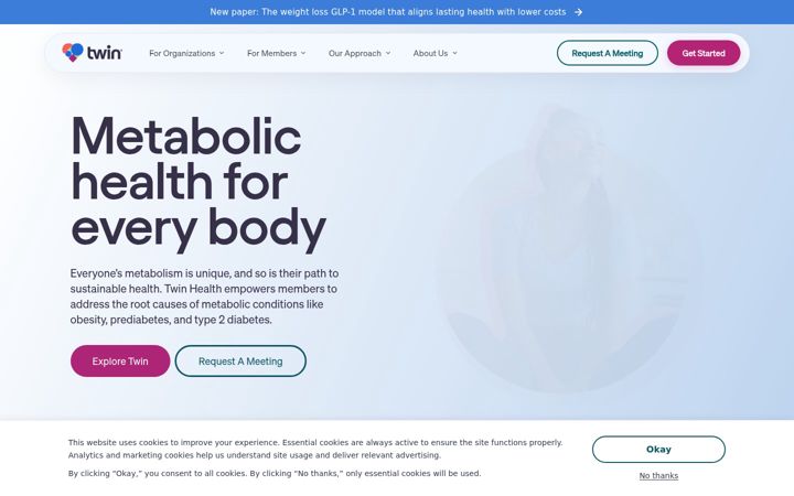 Screenshot ta' twinhealth.com