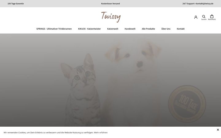 Posnetek zaslona twissy.de