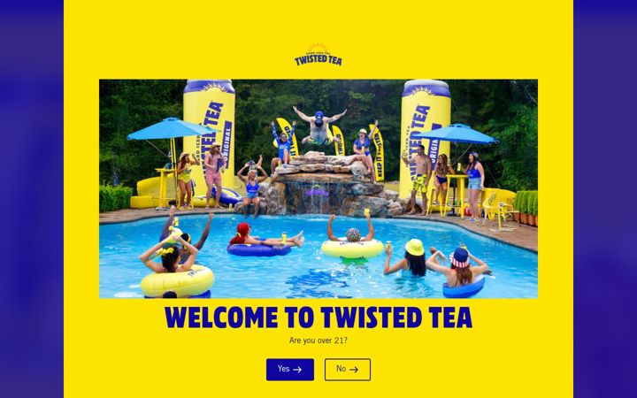 Screenshot of twistedtea.com