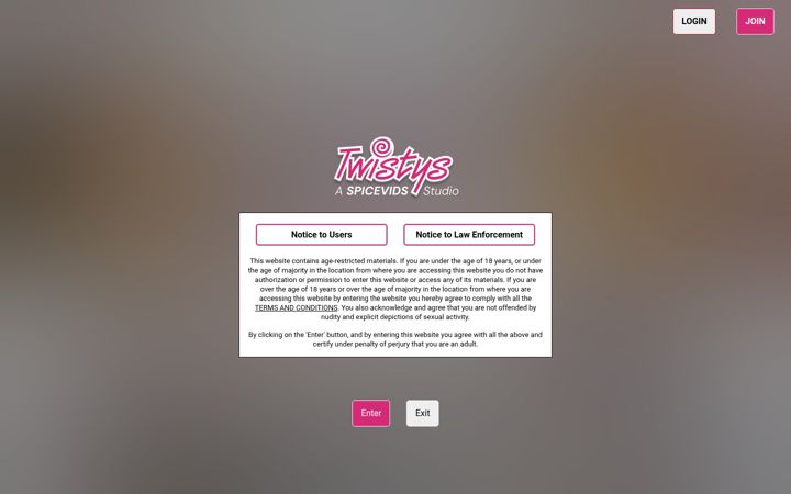Screenshot of twistys.com