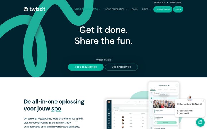 Screenshot of twizzit.com