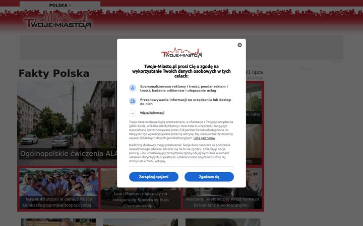 Screenshot of twoje-miasto.pl