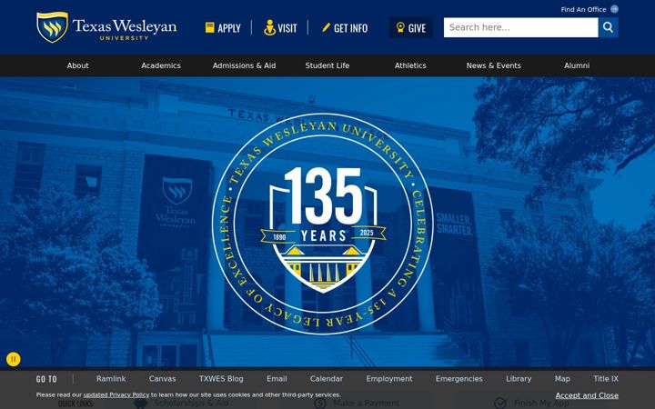 Screenshot of txwes.edu