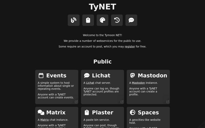 Screenshot of tymoon.eu