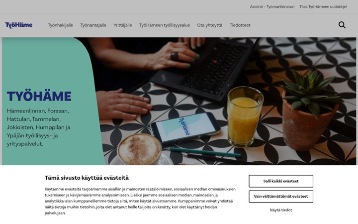 Képernyőkép: tyohame.fi