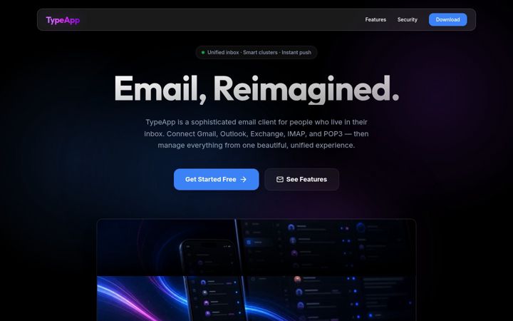 Screenshot of typeapp.com