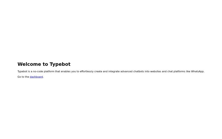 Screenshot of typebot.co
