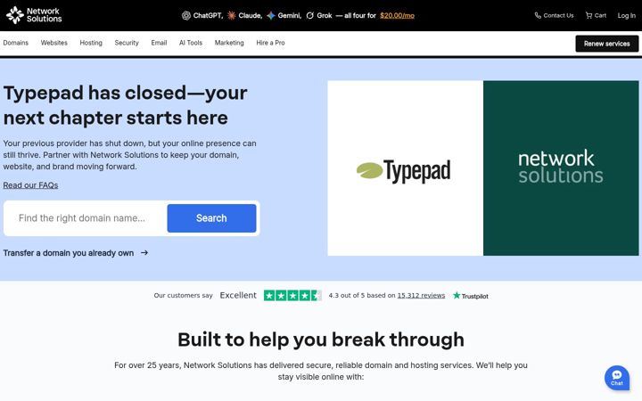 Screenshot of typepad.jp