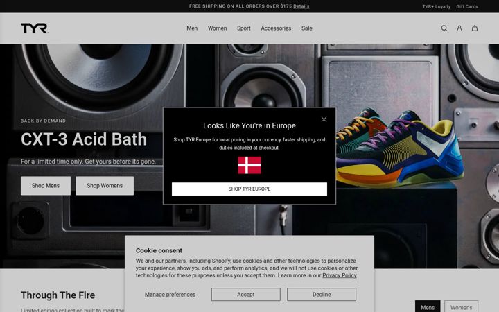 Screenshot of tyr.com