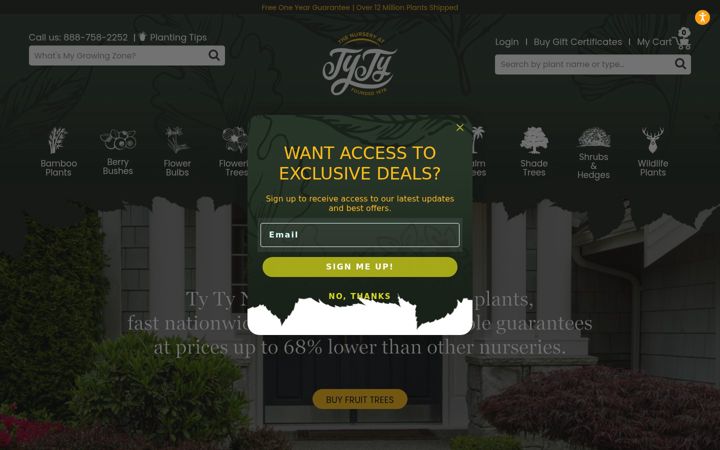 Screenshot of tytyga.com