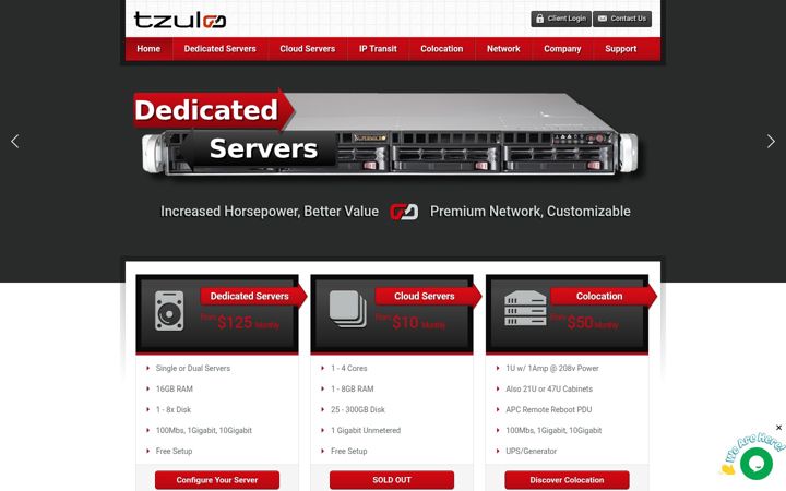 Screenshot stránky tzulo.com