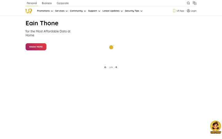 Screenshot of u9.com.mm
