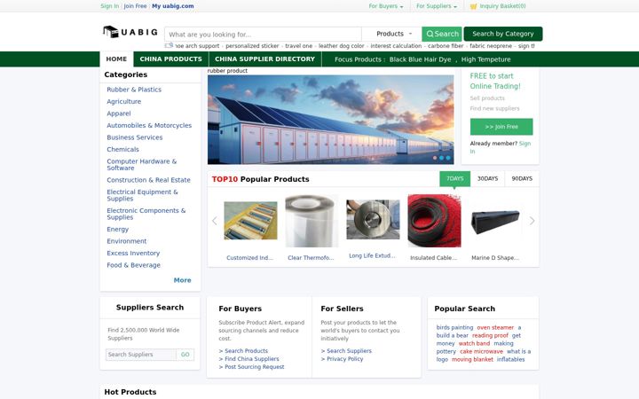 Screenshot of uabig.com