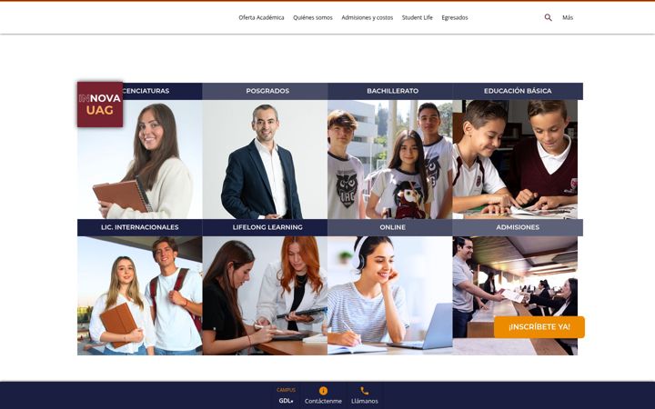 Screenshot of uag.mx