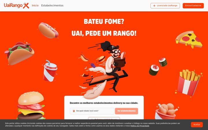 Screenshot von uairango.com