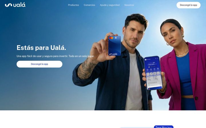 Screenshot of uala.com.ar