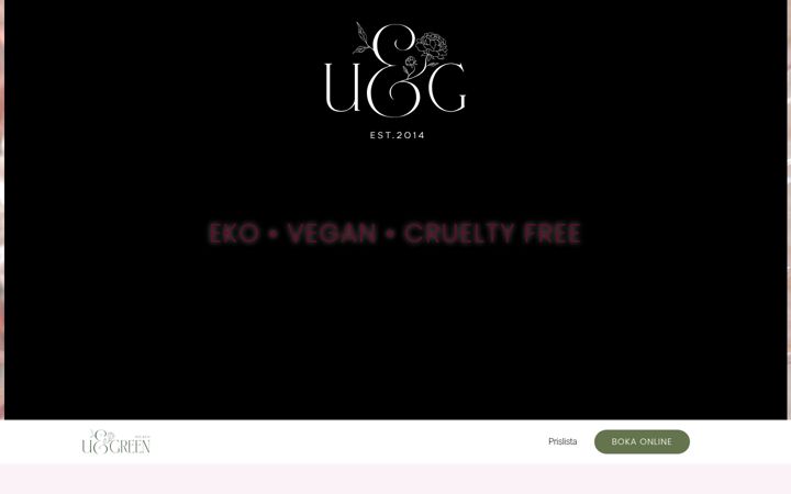 Screenshot of uandgreen.se