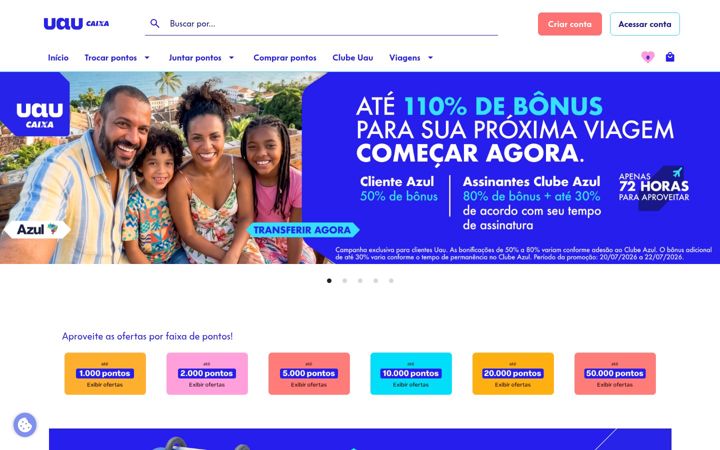 Screenshot of uaucaixa.com.br