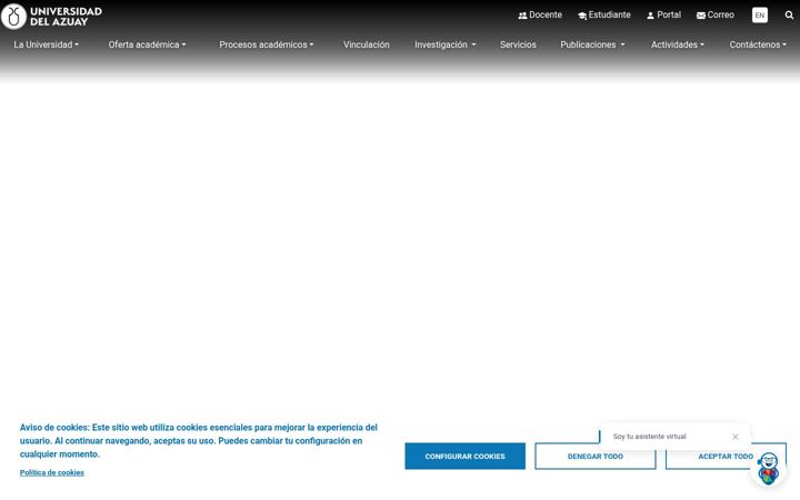 Screenshot of uazuay.edu.ec