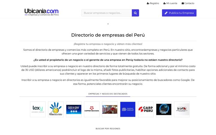 Screenshot of ubicania.com