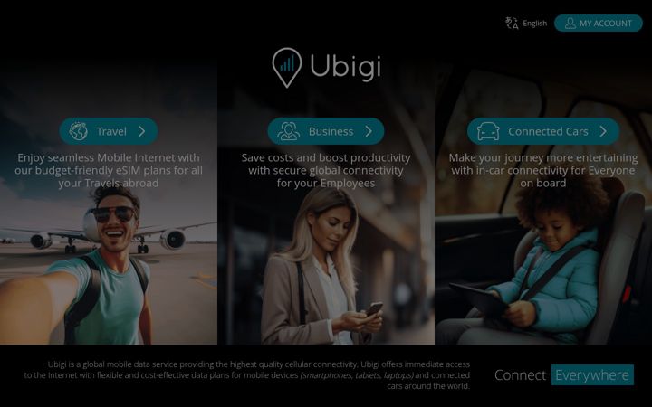 Screenshot of ubigi.com