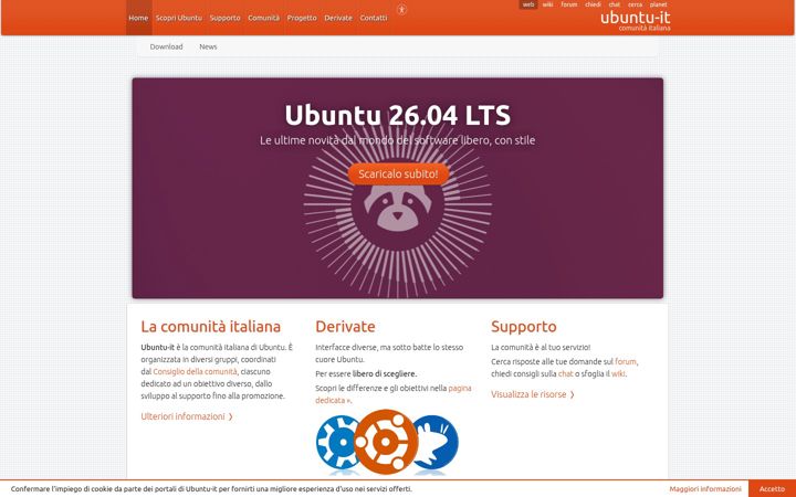 Screenshot of ubuntu-it.org