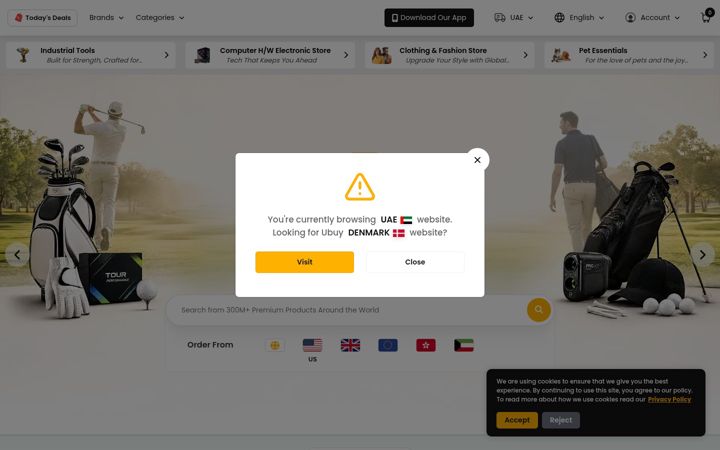 Screenshot of ubuy.ae