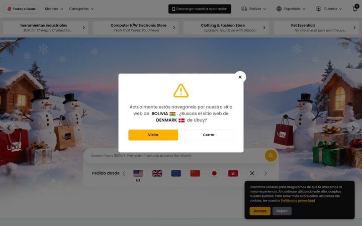 Screenshot of ubuy.com.bo