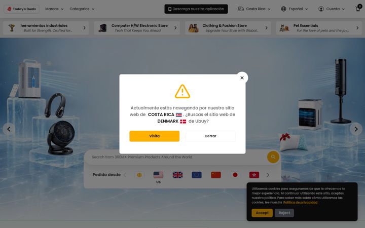 Screenshot of ubuy.cr