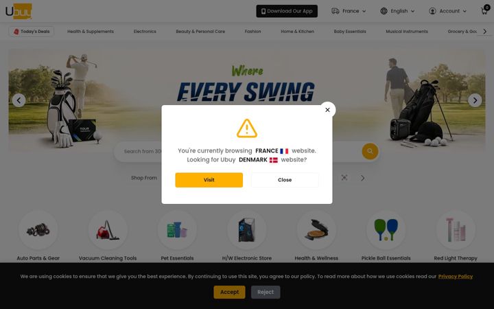 Screenshot of ubuy.fr