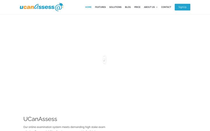 Screenshot of ucanassess.in
