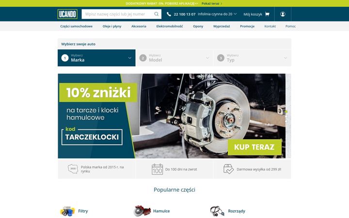 Screenshot of ucando.pl