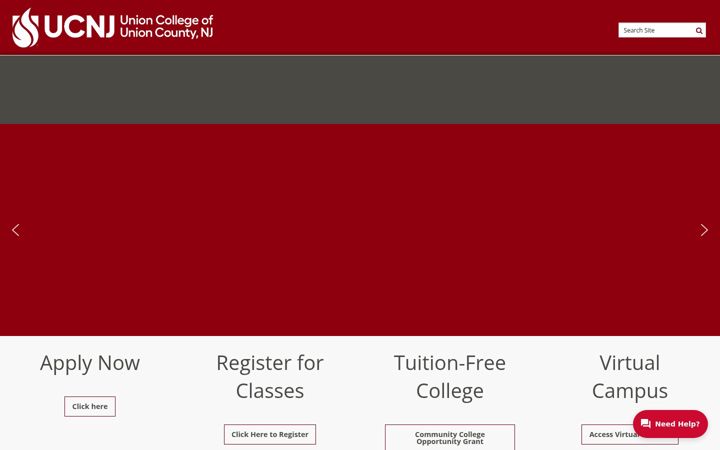 Screenshot of ucc.edu