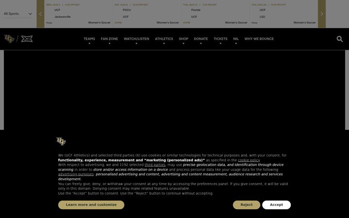 Screenshot του ucfknights.com