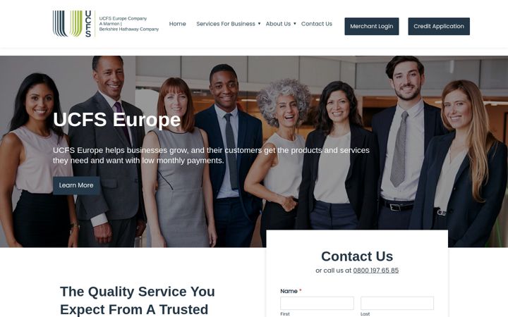 Screenshot of ucfseurope.co.uk