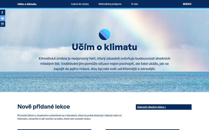 Screenshot of ucimoklimatu.cz