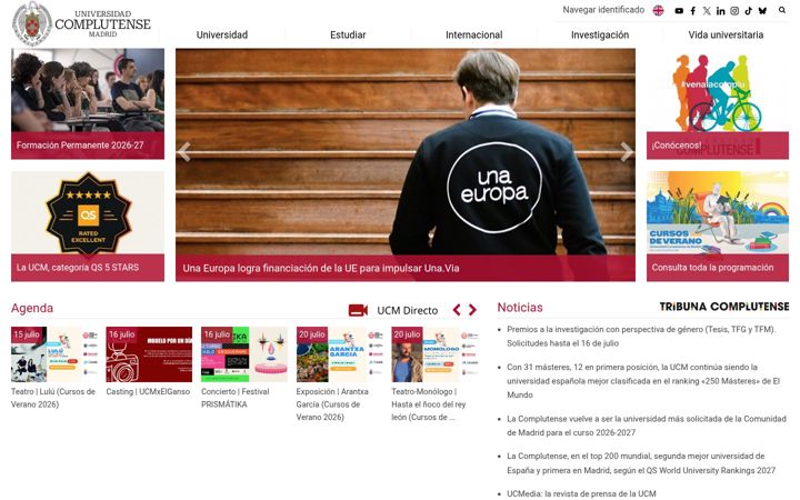 Screenshot di ucm.es