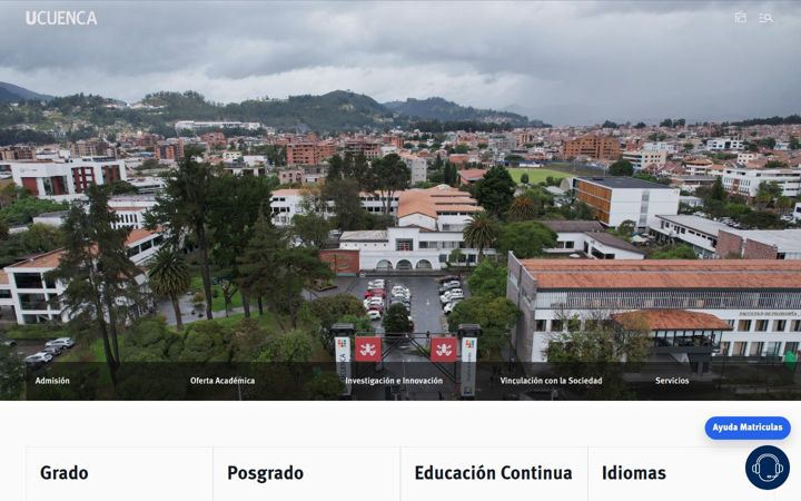 Screenshot of ucuenca.edu.ec