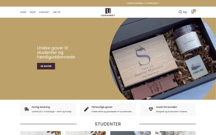 Screenshot of uddannet.dk