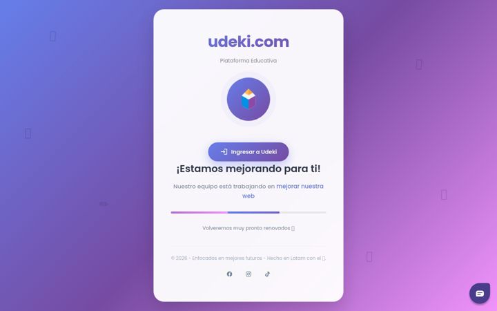 Screenshot of udeki.com