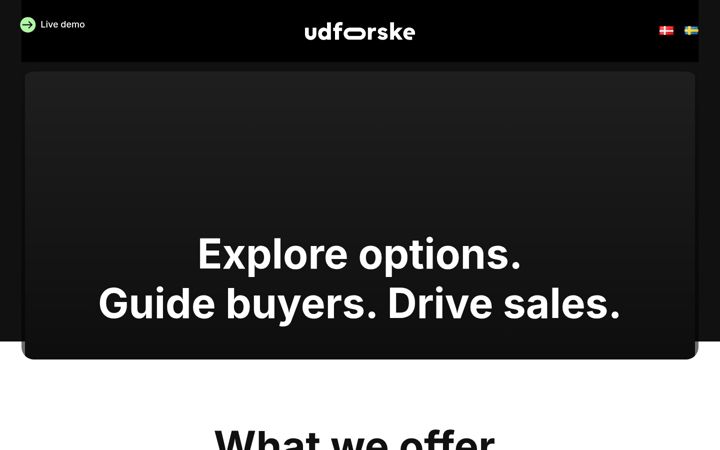 Screenshot stránky udforske.com