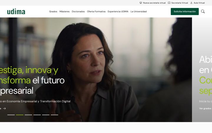 Screenshot of udima.es